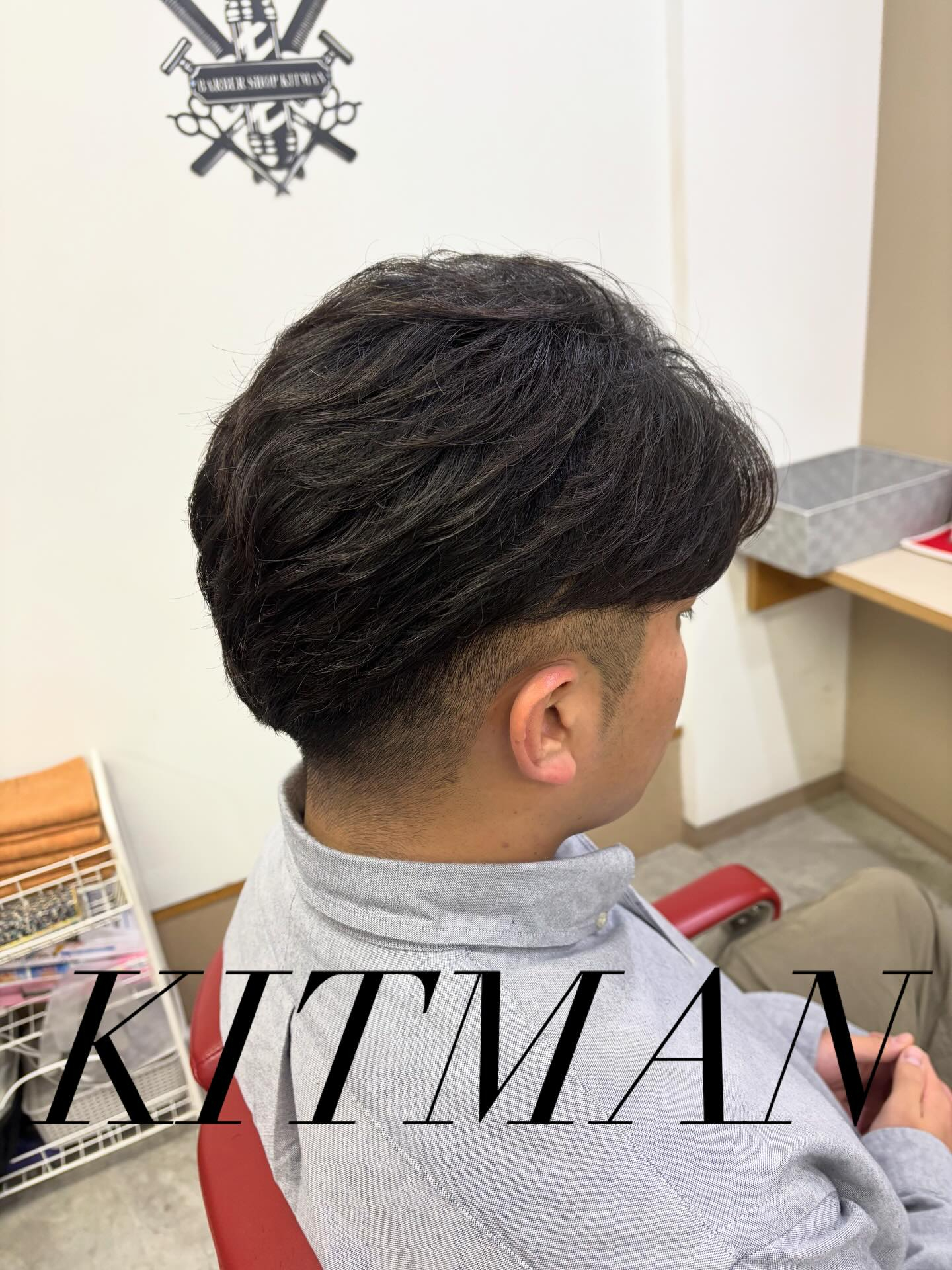 大人のフェザーパーマ