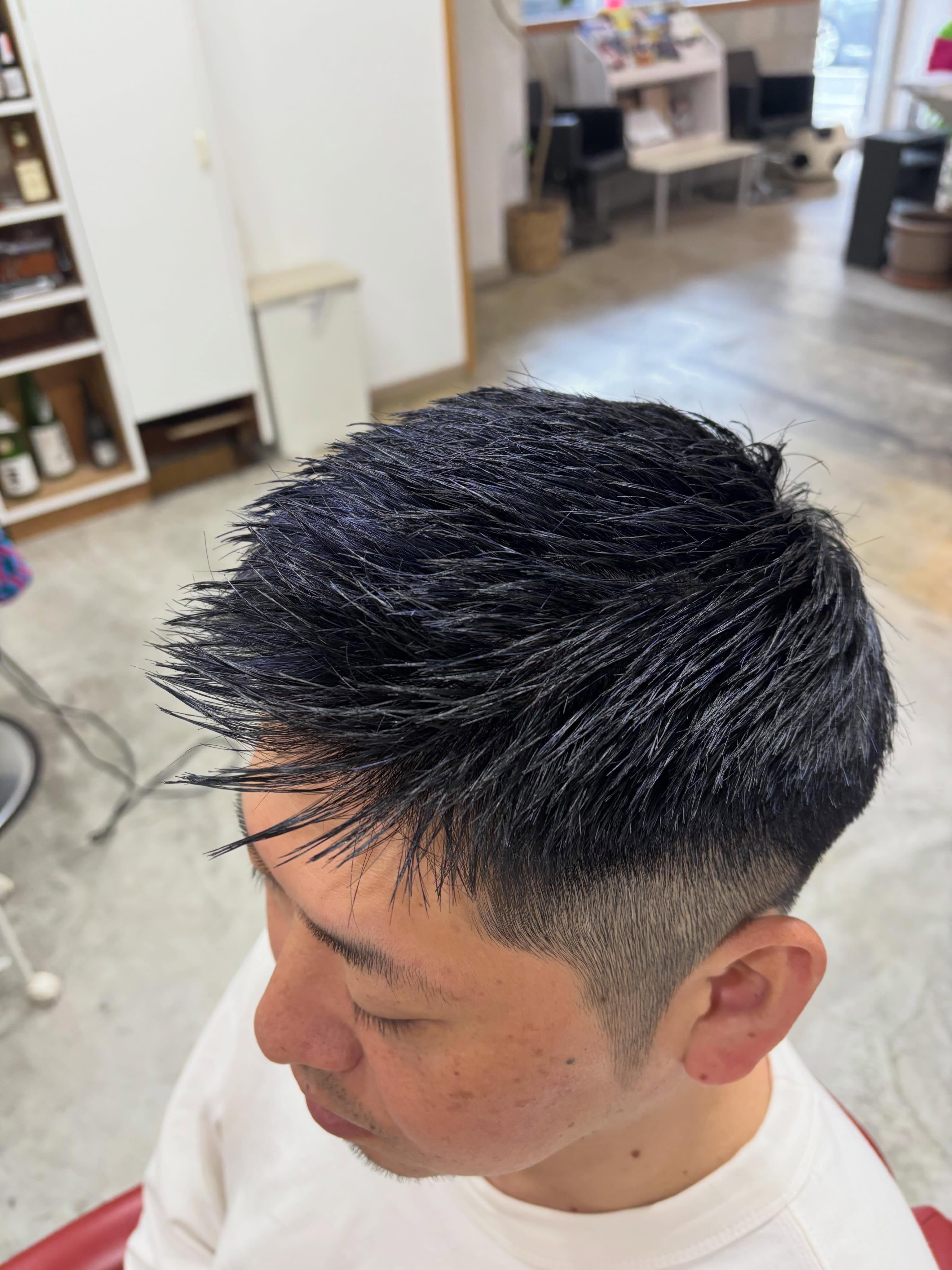 白髪で遊ぶ