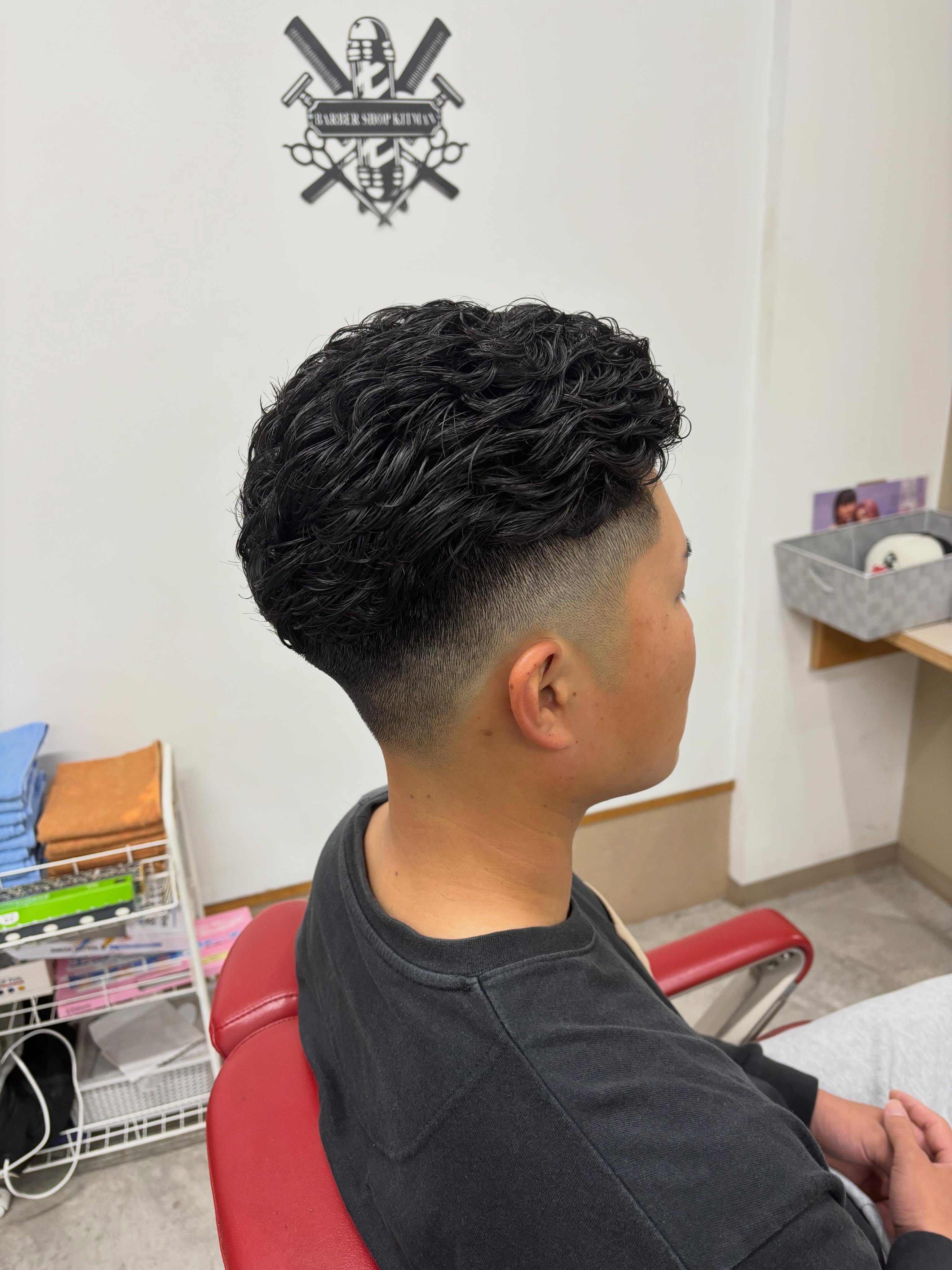 #極道パーマ