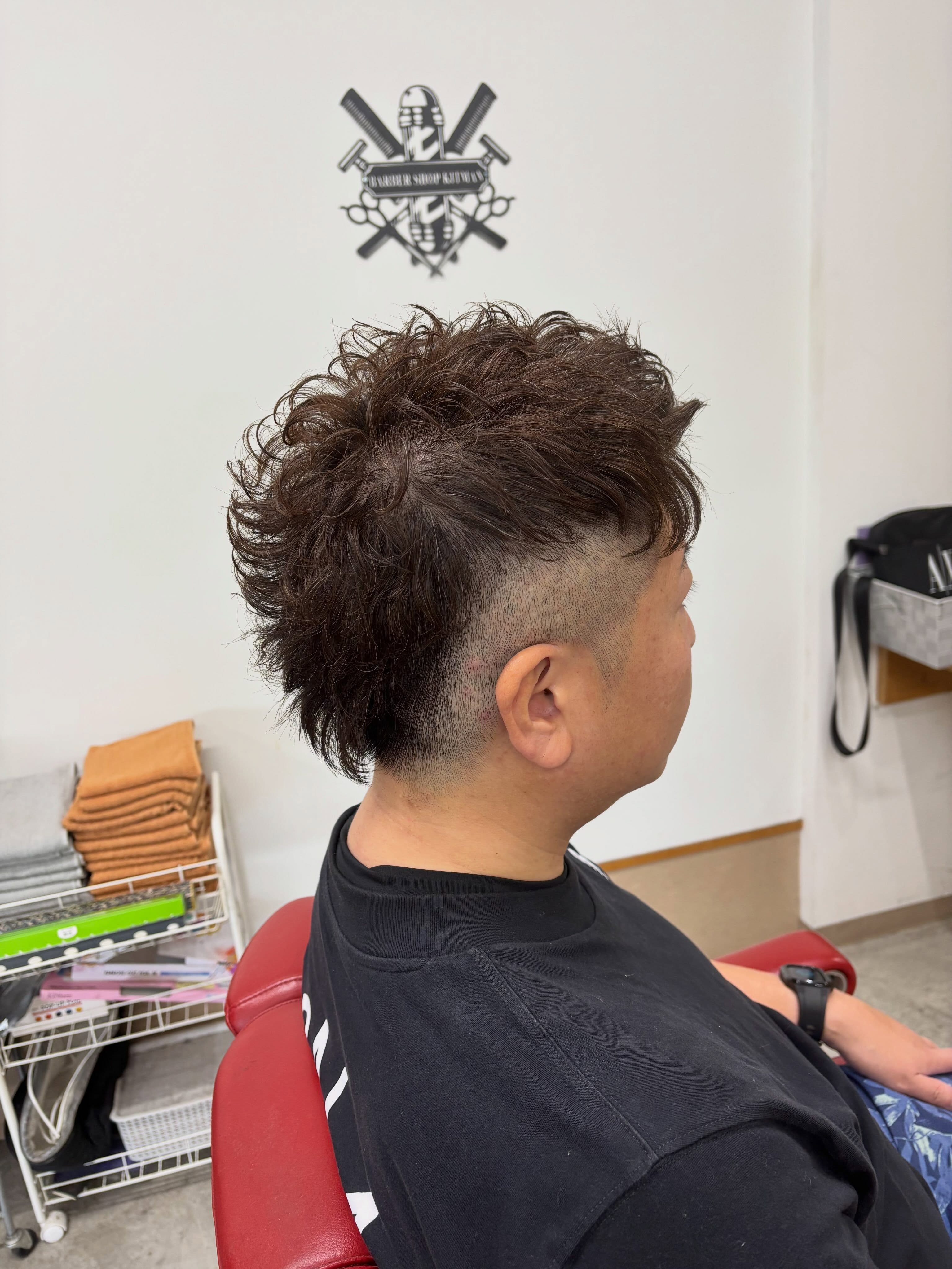 #ショートパーマ
